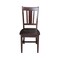 International Concepts Set of 2 San Remo Splatback Chairs, Rich Mocha C15-10P - alternate 8